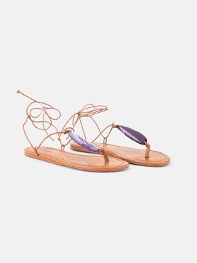 FARM Rio Women's Stone Flat Sandals